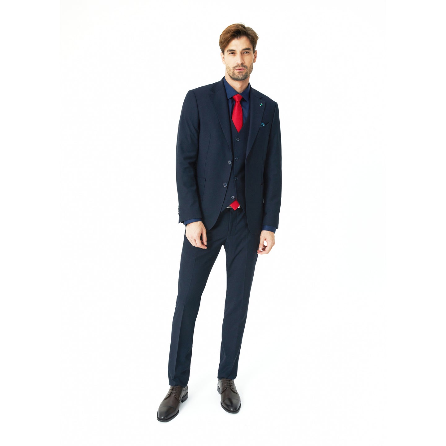 Navy Three-Piece Suit